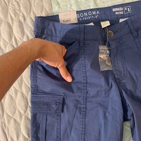 Sonoma Bermuda Mid-Rise Shorts (NEW) - Picture 3 of 7